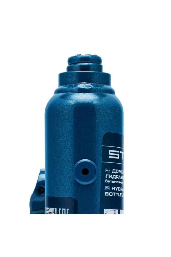 Домкрат гидравлический бутылочный, 2 т, h подъема 178-338 мм, в пластиковом кейсе Stels