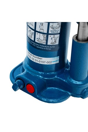 Домкрат гидравлический бутылочный, 2 т, h подъема 178-338 мм, в пластиковом кейсе Stels