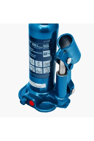 Домкрат гидравлический бутылочный, 2 т, h подъема 178-338 мм, в пластиковом кейсе Stels