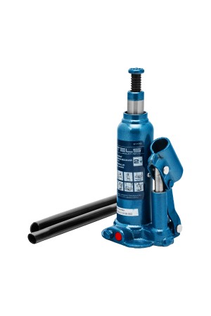 Домкрат гидравлический бутылочный, 2 т, h подъема 178-338 мм, в пластиковом кейсе Stels