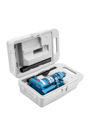 Домкрат гидравлический бутылочный, 2 т, h подъема 178-338 мм, в пластиковом кейсе Stels