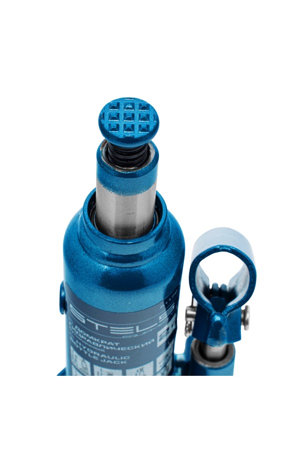 Домкрат гидравлический бутылочный, 2 т, h подъема 178-338 мм, в пластиковом кейсе Stels