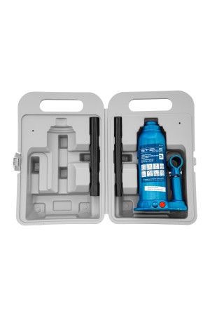 Домкрат гидравлический бутылочный, 3 т, h подъема 188-363 мм, в пластиковом кейсе Stels