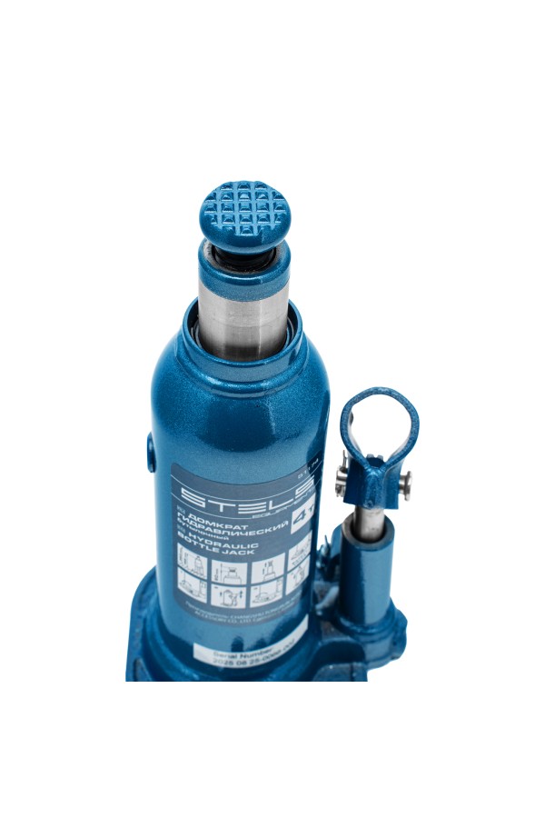Домкрат гидравлический бутылочный, 4 т, h подъема 188-363 мм, в пластиковом кейсе Stels