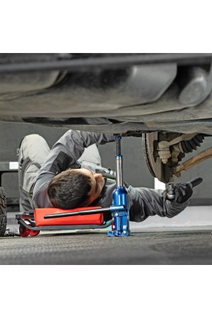 Домкрат гидравлический бутылочный, 4 т, h подъема 188-363 мм, в пластиковом кейсе Stels