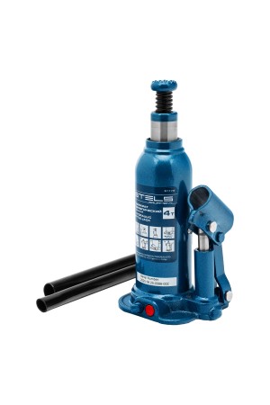 Домкрат гидравлический бутылочный, 4 т, h подъема 188-363 мм, в пластиковом кейсе Stels