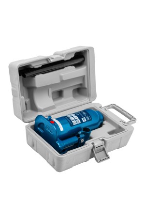 Домкрат гидравлический бутылочный, 5 т, h подъема 207-404 мм, в пластиковом кейсе Stels