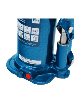 Домкрат гидравлический бутылочный, 6 т, h подъема 207-404 мм, в пластиковом кейсе Stels