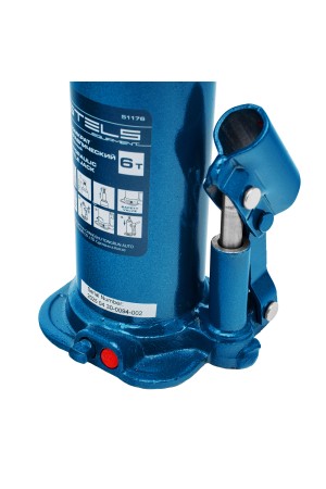 Домкрат гидравлический бутылочный, 6 т, h подъема 207-404 мм, в пластиковом кейсе Stels