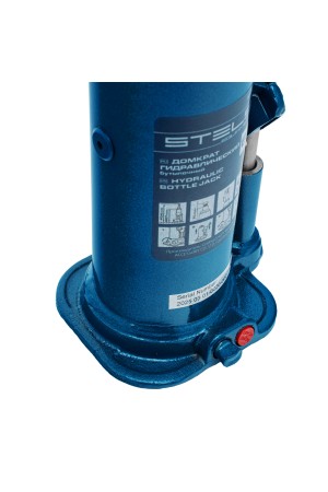 Домкрат гидравлический бутылочный, 6 т, h подъема 207-404 мм, в пластиковом кейсе Stels