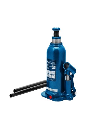 Домкрат гидравлический бутылочный, 6 т, h подъема 207-404 мм, в пластиковом кейсе Stels