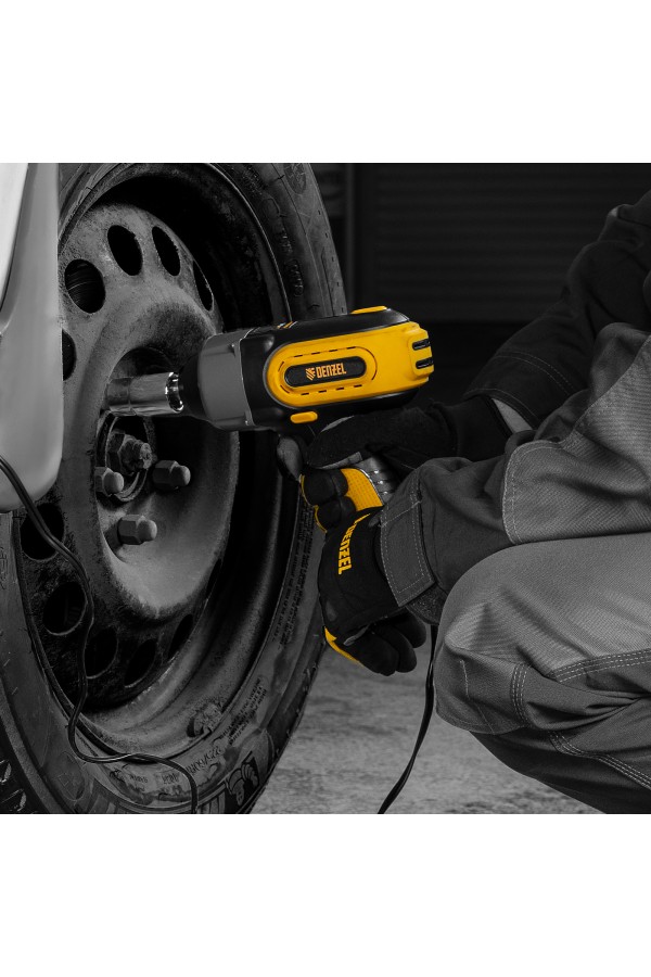 Домкрат электрогидравлический «3 в 1» (1,5 т), 12В, с гайковертом электрическим, в наборе  Denzel