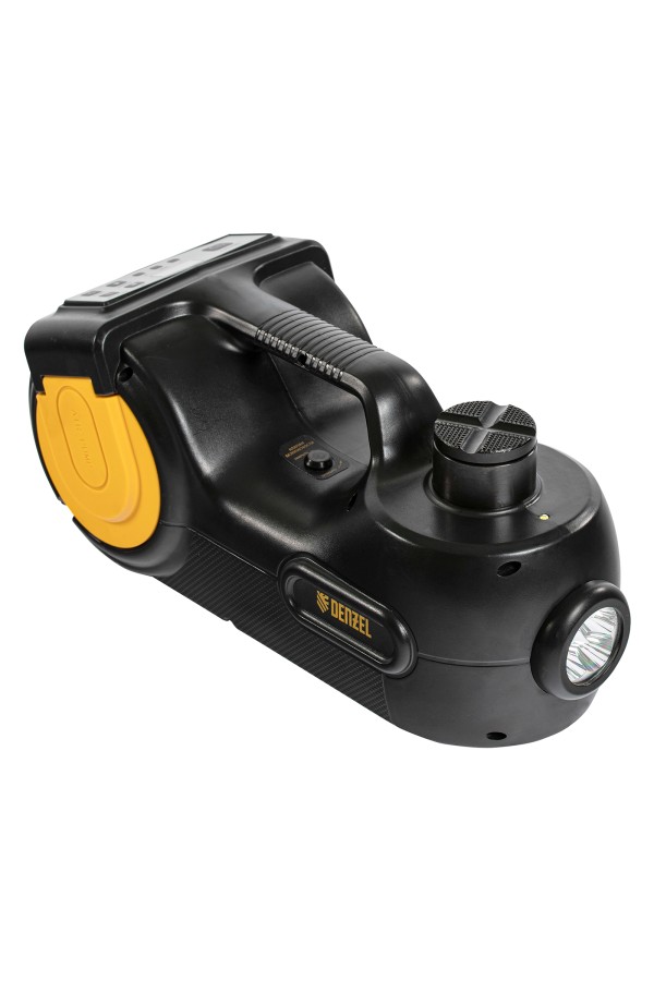 Домкрат электрогидравлический «3 в 1» (1,5 т), 12В, с гайковертом электрическим, в наборе  Denzel