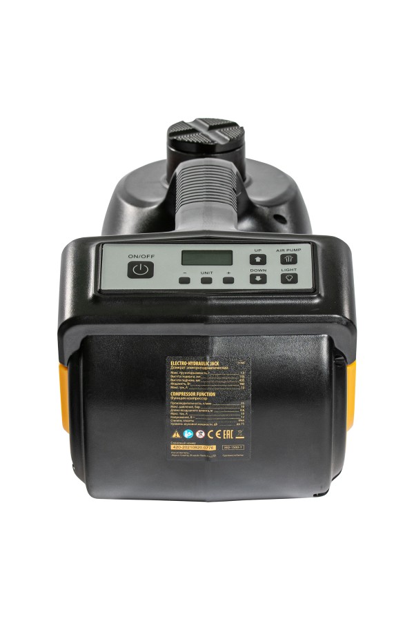 Домкрат электрогидравлический «3 в 1» (1,5 т), 12В, с гайковертом электрическим, в наборе  Denzel