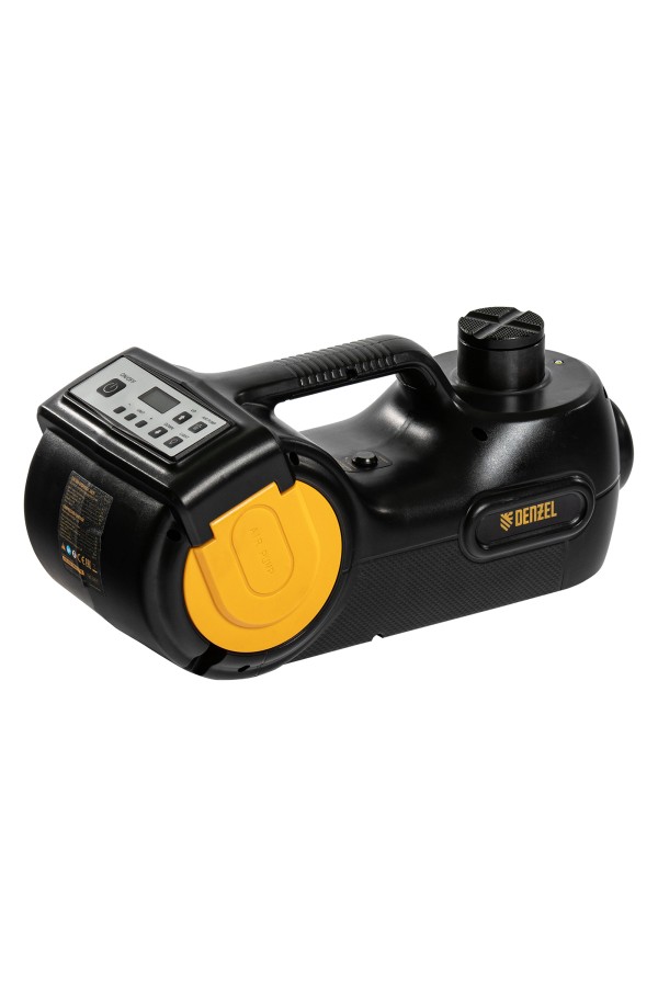 Домкрат электрогидравлический «3 в 1» (1,5 т), 12В, с гайковертом электрическим, в наборе  Denzel