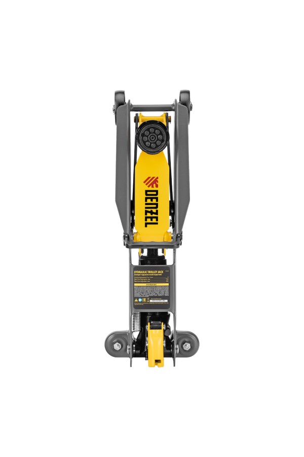 Домкрат гидравлический подкатной, 2 т, 135-385 мм Denzel