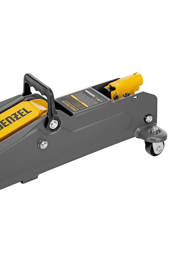 Домкрат гидравлический подкатной, 2 т, 135-385 мм Denzel
