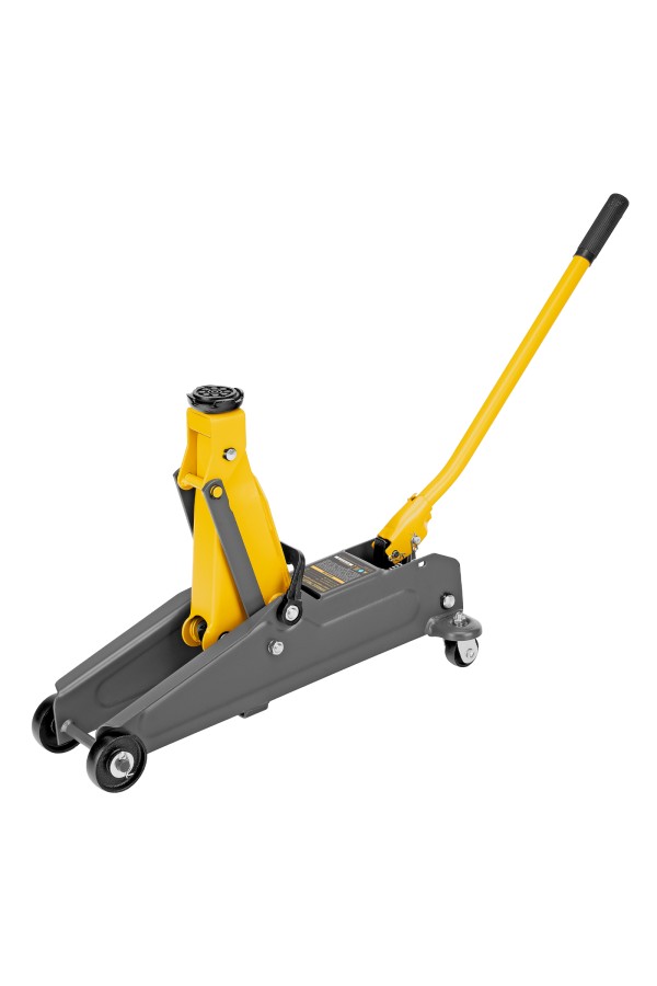 Домкрат гидравлический подкатной, 2 т, 135-385 мм Denzel