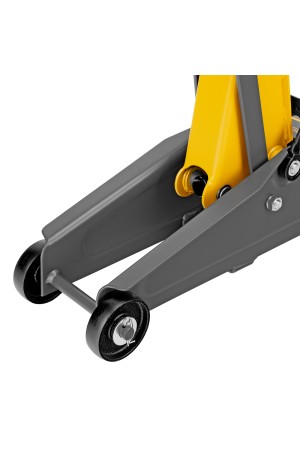 Домкрат гидравлический подкатной, 2 т, 135-385 мм, в пласт. кейсе Denzel