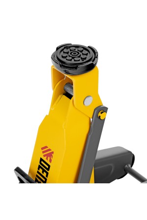 Домкрат гидравлический подкатной, 2 т, 135-385 мм, в пласт. кейсе Denzel