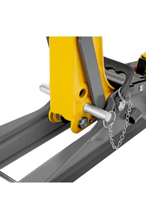 Домкрат гидравлический подкатной с фиксатором, 2,5 т, 85-385 мм Denzel