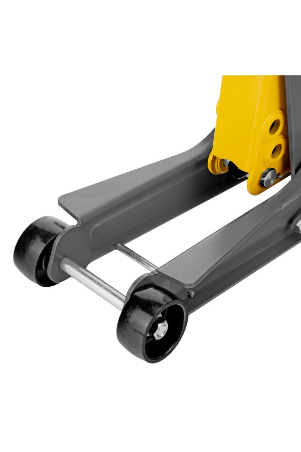 Домкрат гидравлический подкатной с фиксатором, 2,5 т, 85-385 мм Denzel