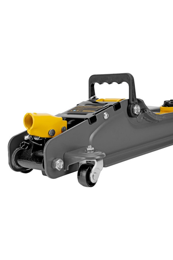 Домкрат гидравлический подкатной с фиксатором, 2,5 т, 85-385 мм Denzel