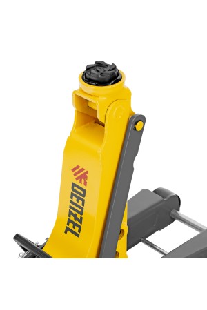 Домкрат гидравлический подкатной с фиксатором, 2,5 т, 85-385 мм Denzel