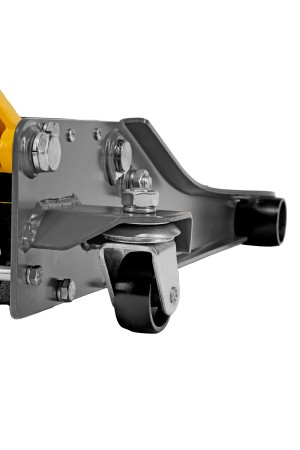 Домкрат гидравлический подкатной, 3 т, 75-500 мм, быстрый подъем, низкий подхват, проф. Denzel