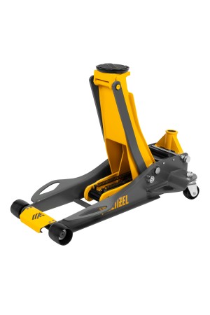 Домкрат гидравлический подкатной, 3 т, 75-500 мм, быстрый подъем, низкий подхват, проф. Denzel