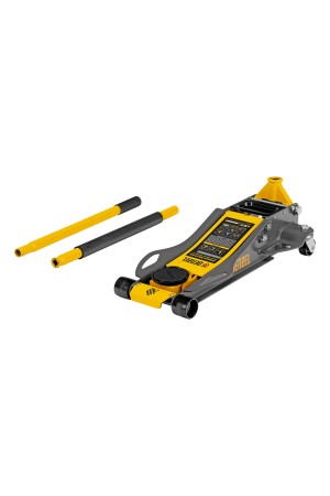 Домкрат гидравлический подкатной, 3 т, 75-500 мм, быстрый подъем, низкий подхват, проф. Denzel