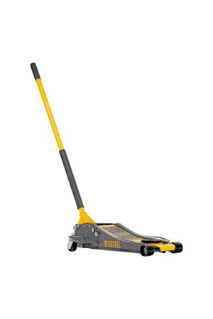 Домкрат гидравлический подкатной, 3 т, 75-500 мм, быстрый подъем, низкий подхват, проф. Denzel