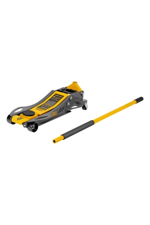 Домкрат гидравлический подкатной, 3,8 т, 110-580 мм, быстрый подъем, низкий подхват, проф. Denzel