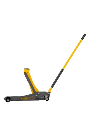 Домкрат гидравлический подкатной, 3,8 т, 110-580 мм, быстрый подъем, низкий подхват, проф. Denzel