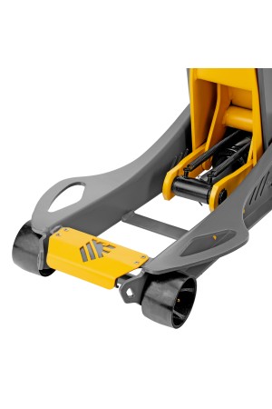 Домкрат гидравлический подкатной, 3,8 т, 110-580 мм, быстрый подъем, низкий подхват, проф. Denzel