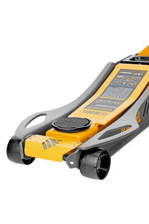 Домкрат гидравлический подкатной, 3,8 т, 110-580 мм, быстрый подъем, низкий подхват, проф. Denzel