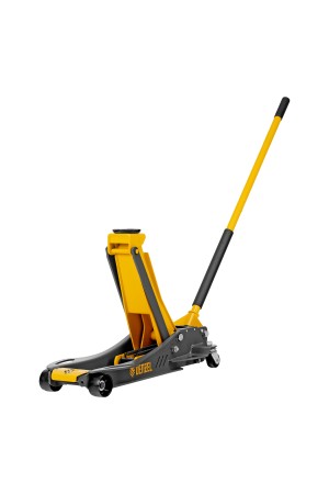 Домкрат гидравлический подкатной, 3,8 т, 110-580 мм, быстрый подъем, низкий подхват, проф. Denzel