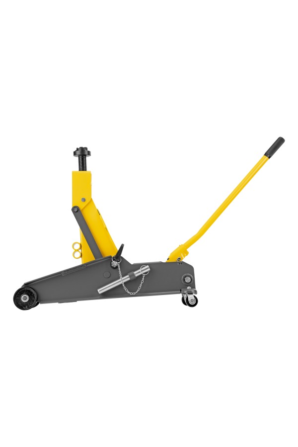Домкрат гидравлический подкатной с фиксатором, 3 т, 190-532 мм, SUV/ Denzel