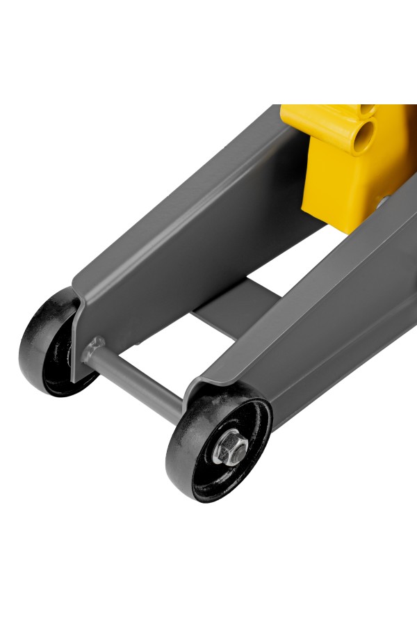 Домкрат гидравлический подкатной с фиксатором, 3 т, 190-532 мм, SUV/ Denzel