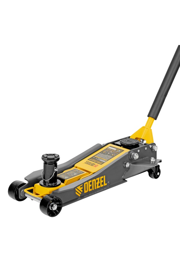 Домкрат гидравлический подкатной, 2/3 т, 98-770 мм, быстрый подъем, низ. подхват, проф, SUV Denzel