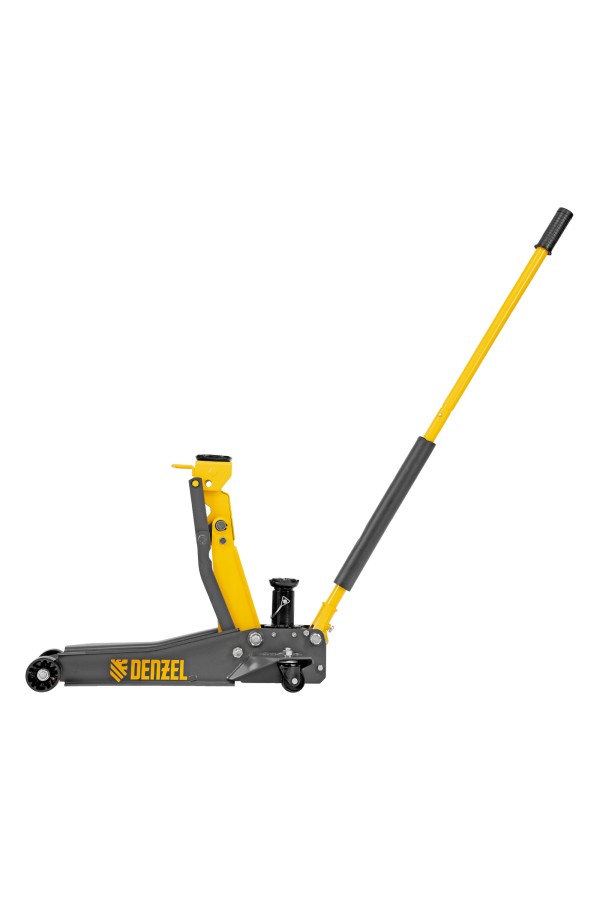 Домкрат гидравлический подкатной, 2/3 т, 98-770 мм, быстрый подъем, низ. подхват, проф, SUV Denzel
