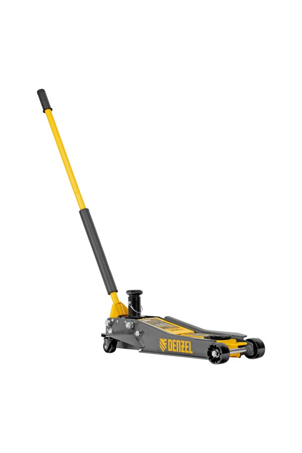 Домкрат гидравлический подкатной, 2/3 т, 98-770 мм, быстрый подъем, низ. подхват, проф, SUV Denzel