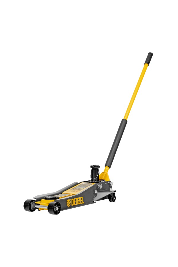 Домкрат гидравлический подкатной, 2/3 т, 98-770 мм, быстрый подъем, низ. подхват, проф, SUV Denzel