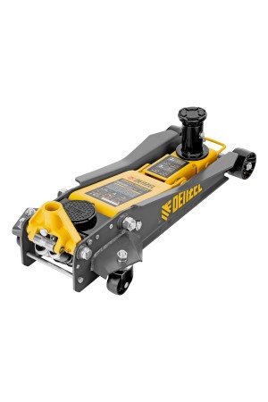 Домкрат гидравлический подкатной, 2/3 т, 98-770 мм, быстрый подъем, низ. подхват, проф, SUV Denzel