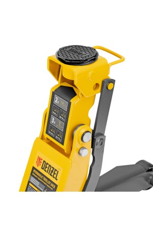 Домкрат гидравлический подкатной, 2/3 т, 98-770 мм, быстрый подъем, низ. подхват, проф, SUV Denzel