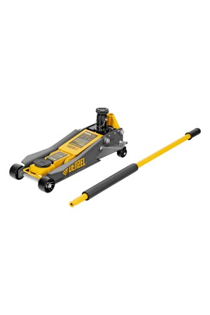 Домкрат гидравлический подкатной, 2/3 т, 98-770 мм, быстрый подъем, низ. подхват, проф, SUV Denzel