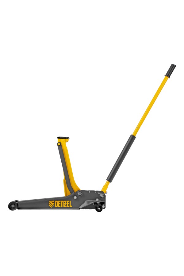 Домкрат гидравлический подкатной, 3 т, 85-610 мм, быстрый подъем, низ. подхват, проф, SUV Denzel