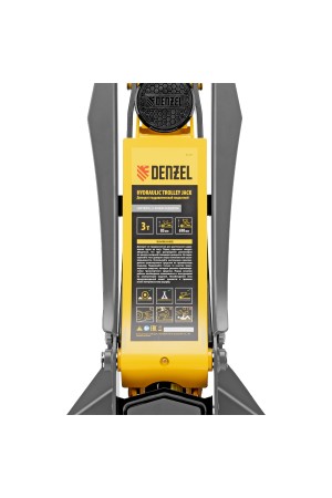 Домкрат гидравлический подкатной, 3 т, 85-610 мм, быстрый подъем, низ. подхват, проф, SUV Denzel