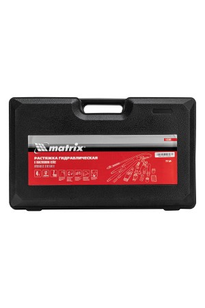 Растяжка гидравлическая, 4 т, набор из 17 предметов, 7 сменных насадок, в пластиковом кейсе Matrix