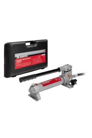 Растяжка гидравлическая, 4 т, набор из 17 предметов, 7 сменных насадок, в пластиковом кейсе Matrix